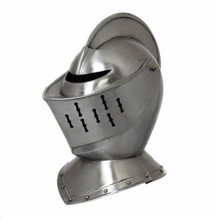 WALL-TO-WALL Antique Replica Medieval Early Renaissance Armored Knight Close Helmet WA918627